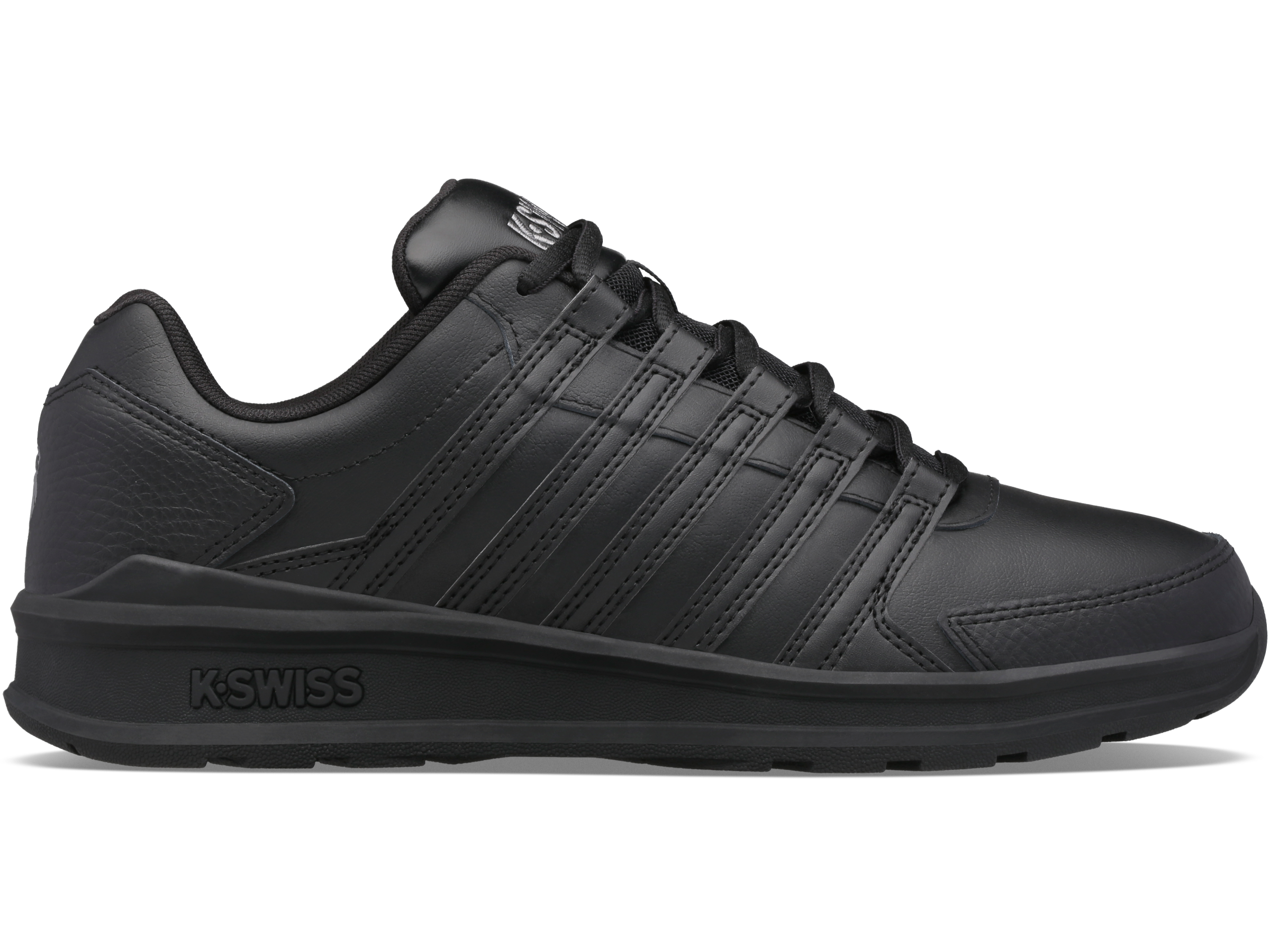VISTA TRAINER Running Shoes for Men - Black/Black | Lightweight & Breathable for Jogging, Gym & Outdoor Activities