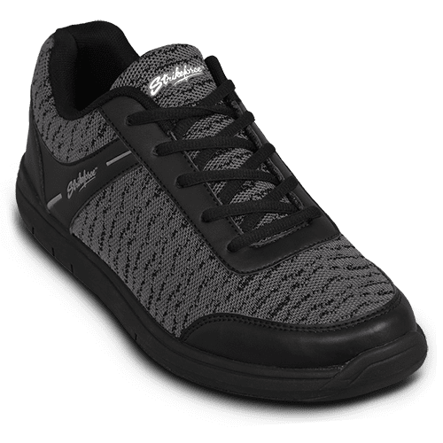 KR Youth Flyer Mesh Bowling Shoes - Breathable & Lightweight for Boys & Girls (Black/Steel) | Perfect for League Play, Tournaments & Casual Bowling