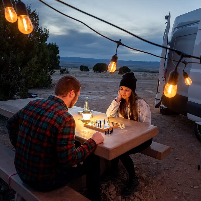 Shatterproof LED String Lights - Waterproof Outdoor Fairy Lights, Warm White 2200K, 70LM Brightness, E26 Base (15 Pack) - Perfect for Patio, Garden, Wedding & Christmas Decorations