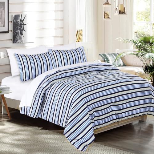 10 - Striped Light Blue