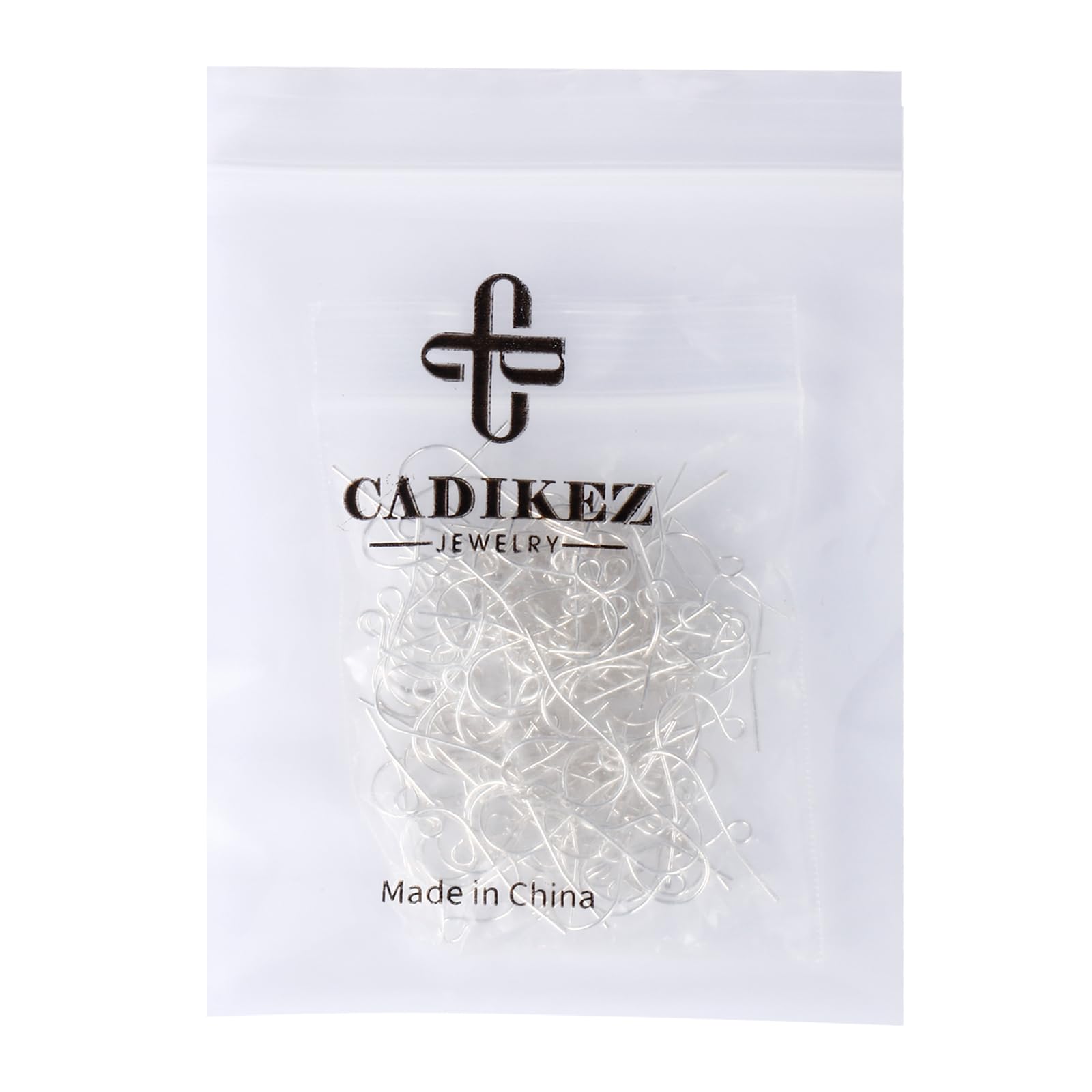 200 PCS White Gold Plated Hypoallergenic Earring Hooks - DIY Jewelry Making Supplies for Handmade Earrings, Perfect for Crafters and Jewelry Designers