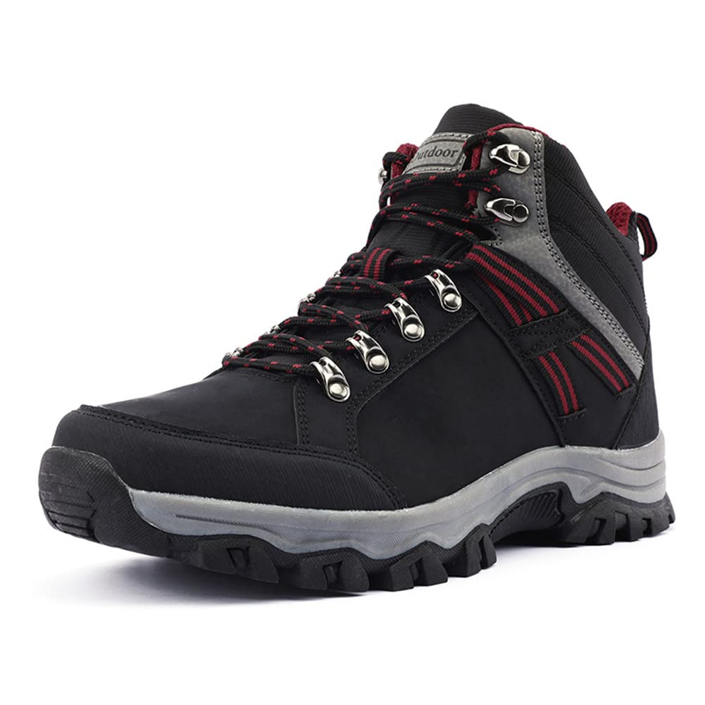 Men's Waterproof Hiking Boots - Lightweight Ankle Boots with Multi-Terrain Lugs, Durable & Sturdy Design for Outdoor Adventures, Work & Camping - Camouflage Style