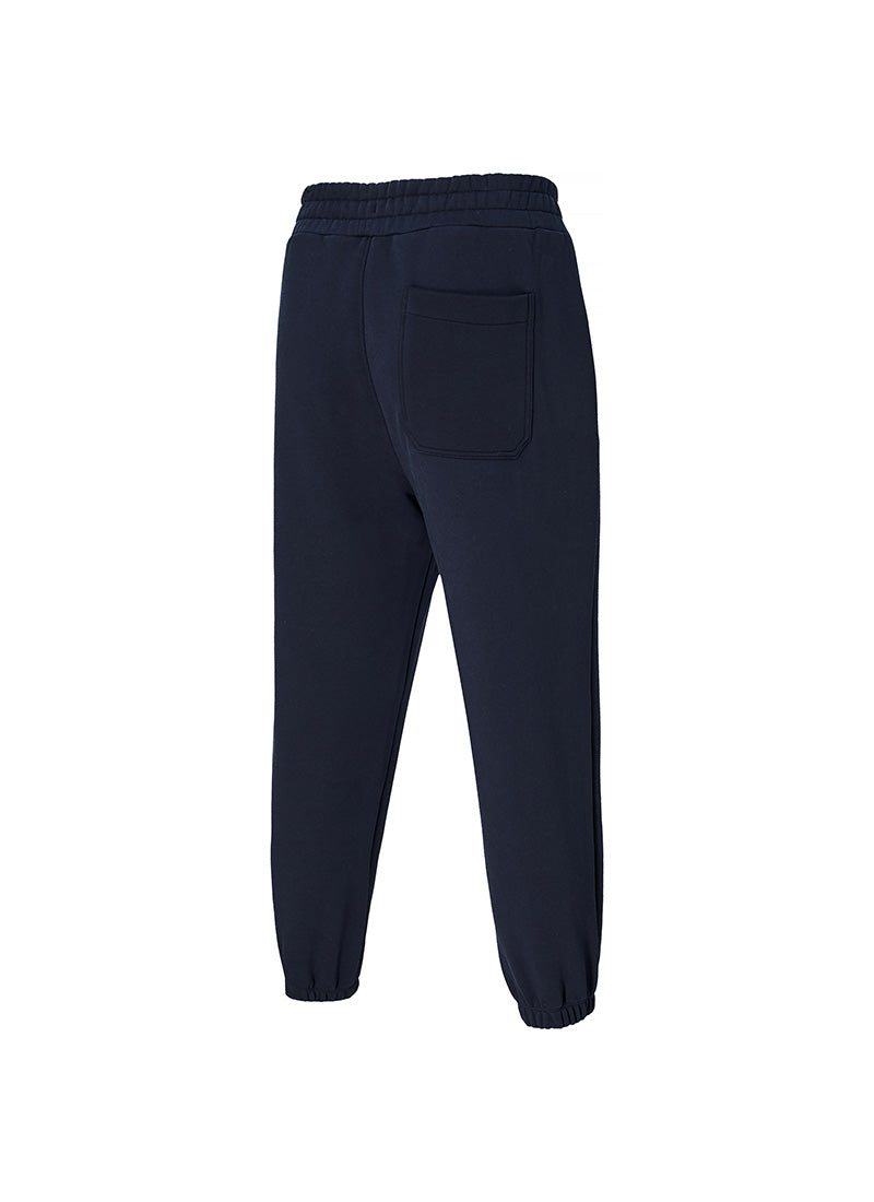 French Terry Loose Fit Jogger Pants for Men - Comfortable Casual Sweatpants with Elastic Waist & Pockets - Perfect for Lounge, Workout & Travel