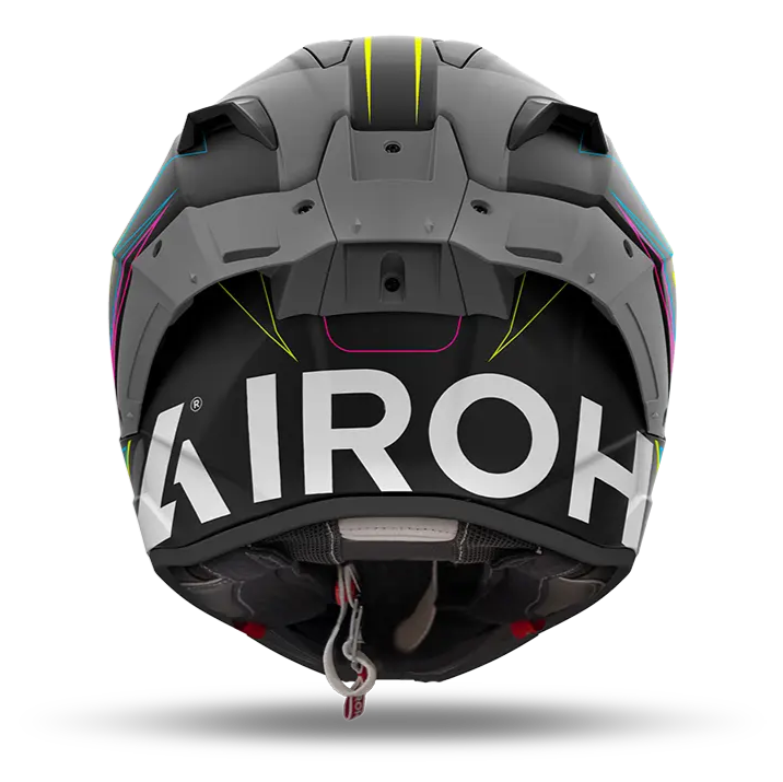 Airoh GP 800 Must Matt Multicolor Motorcycle Helmet - DOT & ECE Certified Off-Road Motocross Helmet for Men - Lightweight & Ventilated for Adventure Riding & Racing