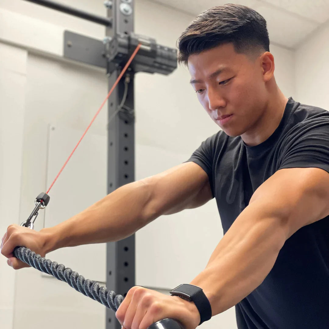 ANCORE Heavy Duty Triceps Rope - Premium Gym Cable Attachment for Arm Workouts, Strength Training & Home Fitness Equipment (Great for Triceps Pushdowns & Cable Exercises)