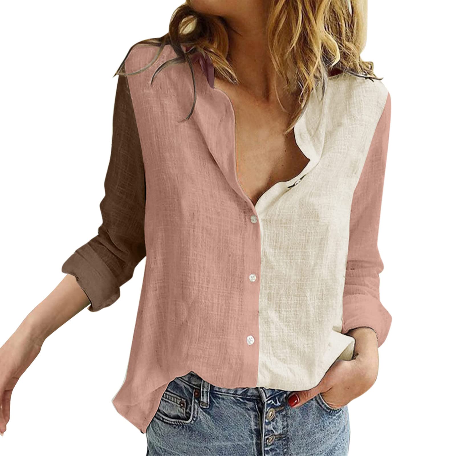 Women's Long Sleeve Crewneck Tunic Top - Casual & Work Blouse for Fall 2022 | Basic Tee Shirt for Office, Date Night & Everyday Wear