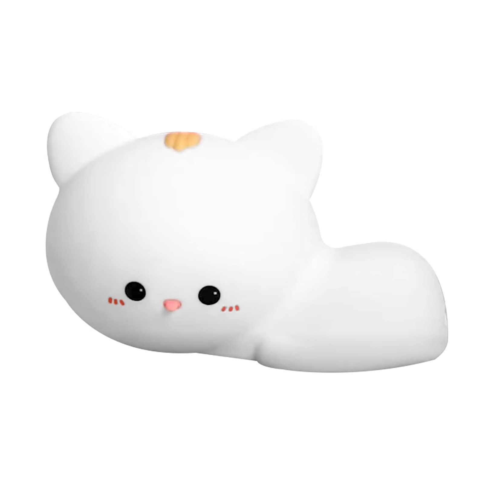 ZTGD Adjustable Color Changing LED Night Light - Cute Cat Silicone Atmosphere Lamp with Remote Control for Bedroom, Nursery, Kids Room - Perfect for Nighttime Reading, Relaxation & Decor