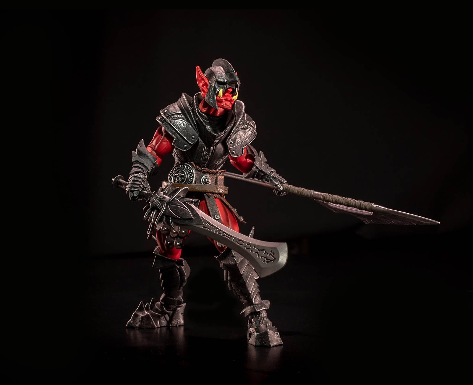 Mythic Legions Legion of Arethyr Fury Clan Orc Action Figure - Collectible Fantasy Warrior for Display & Role-Playing Games
