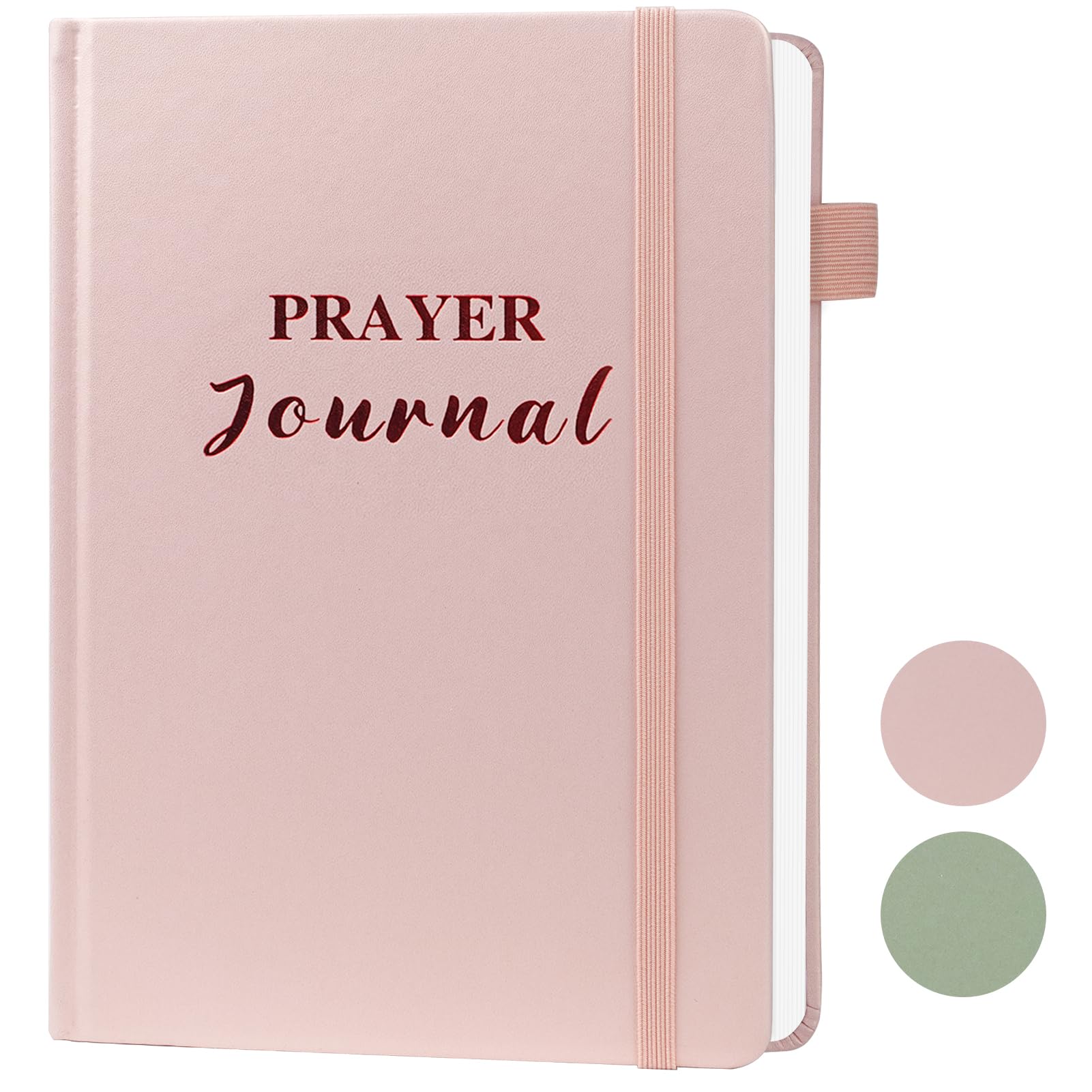 Pink Prayer Journal for Women & Men - Bible Study Journal with Prompts, Scripture Verses & Devotional Guide - 60 Week Christian Journal for Spiritual Growth | Perfect for Daily Devotion, Bible Study Groups & Personal Reflection