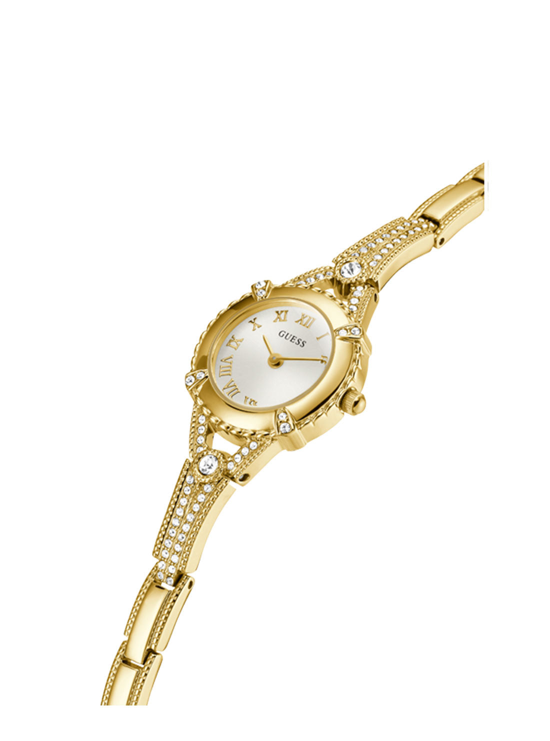 Elegant Gold Angelic Glitz Watch for Women - Luxury Fashion Timepiece for Parties, Weddings & Special Occasions