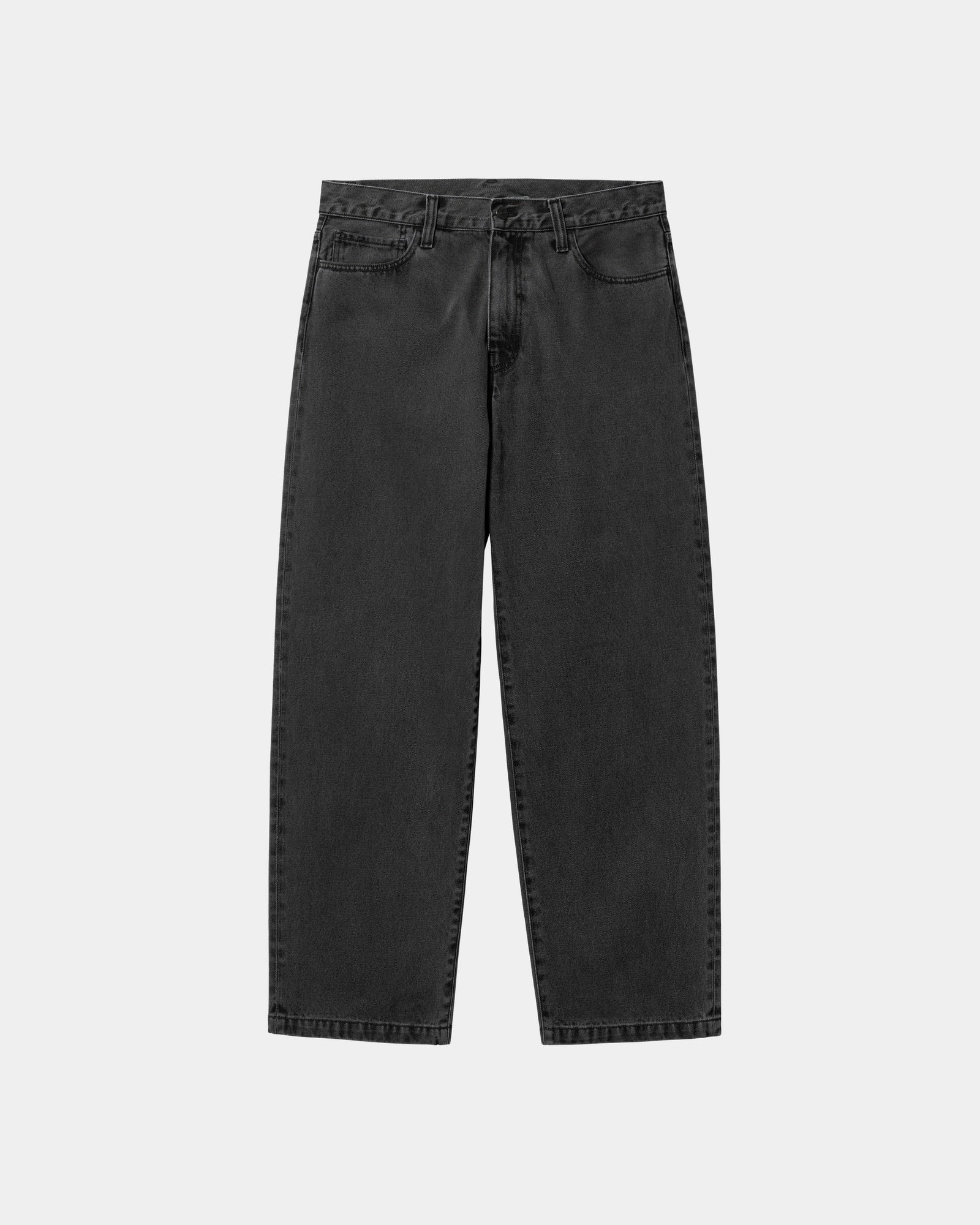Premium Landon Men's Black Heavy Stone Wash Jeans - Stylish & Durable Denim Pants for Casual Wear, Work & Everyday Outfits