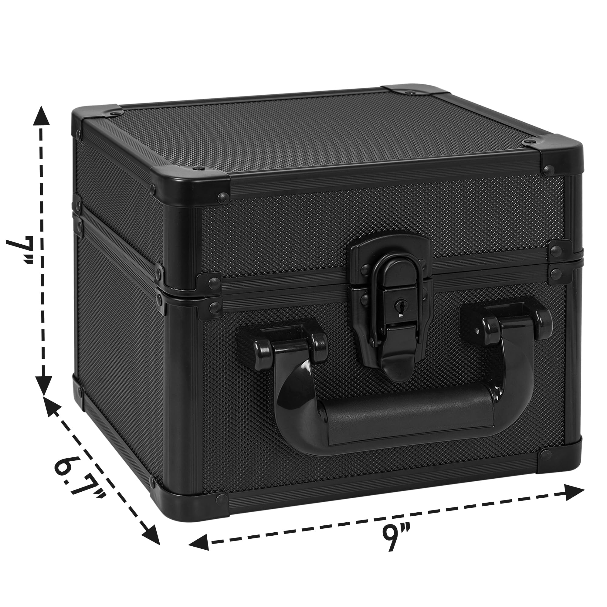 OUUTMEE Aluminum Alloy Graded Card Storage Case - Holds 40 Card Slabs, Compatible with PSA, CSG, BGS & Top Loaders - Perfect for Sports Trading Card Collectors & Display
