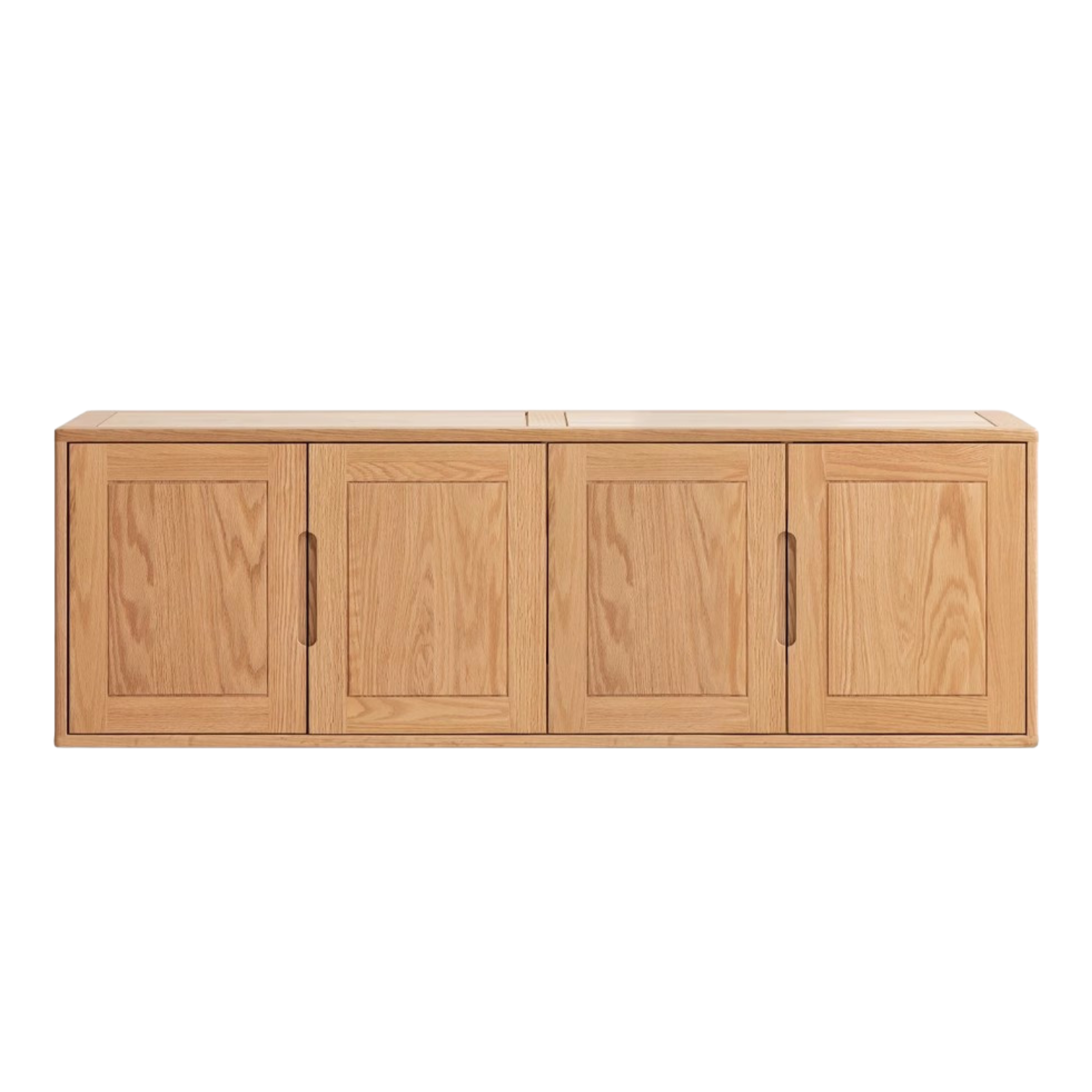 61.4x19.7x19.7 inch / 156x50x50сm / Natural Wood Color / four door top cabinet