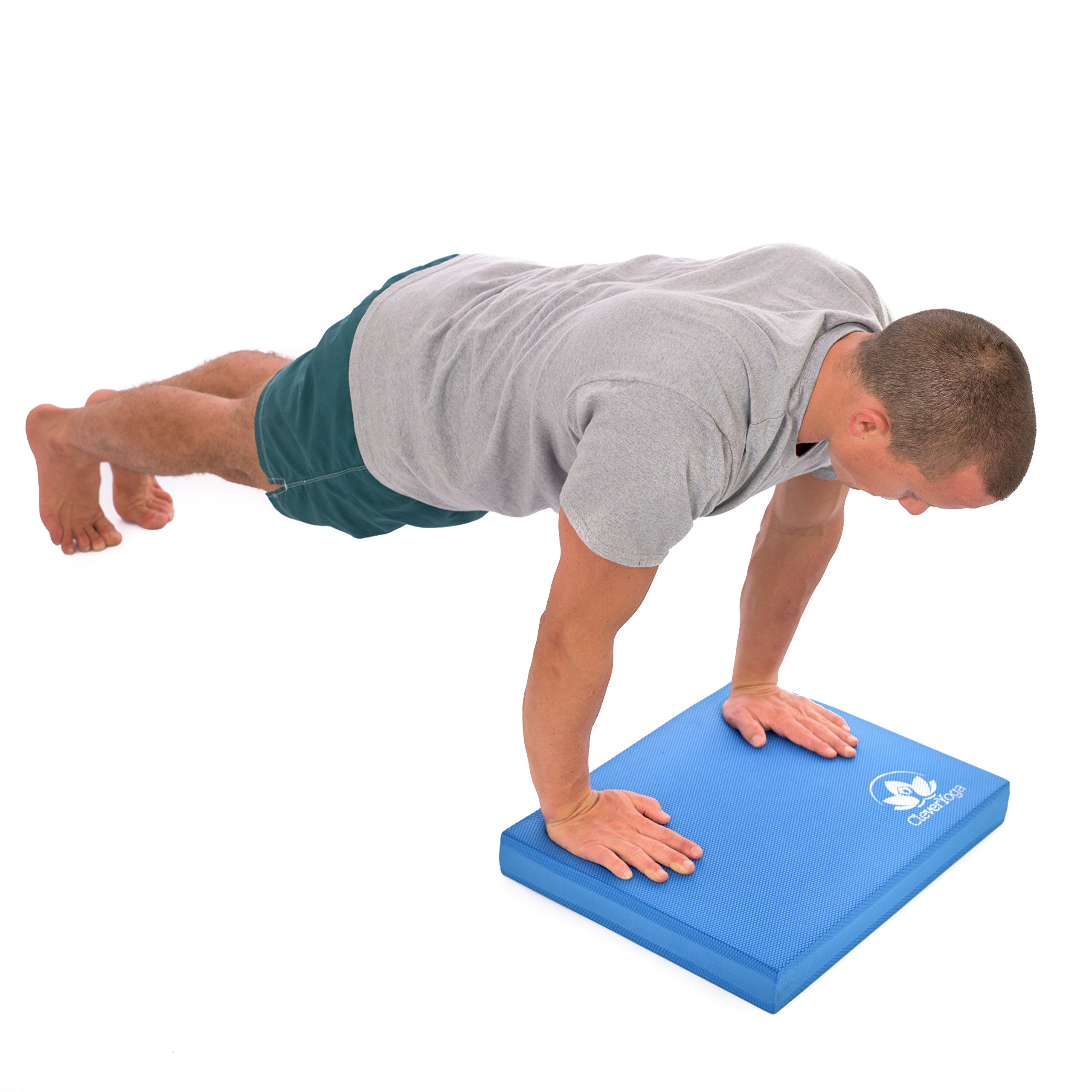 Clever Yoga Balance Pad - Non-Slip Thick Foam Exercise Mat for Pilates, Workout & Physical Therapy | Stability Training Equipment for Strength & Balance | Perfect for Home Gym, Yoga Studio & Rehabilitation