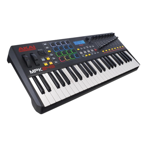 Akai Professional MPK249 49-Key USB MIDI Keyboard Controller with Drum Pads - Perfect for Music Production, Live Performance & Studio Recording