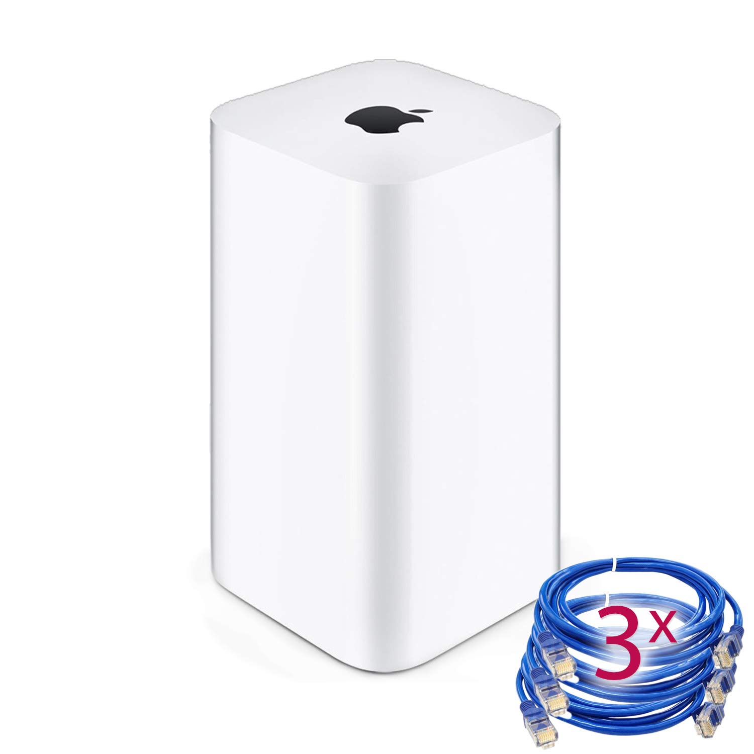 Apple Airport Extreme 6th Gen - High-Speed Wi-Fi Router with 3 Ethernet Cables for Home & Office Networking | Perfect for Streaming, Gaming & Smart Home Devices