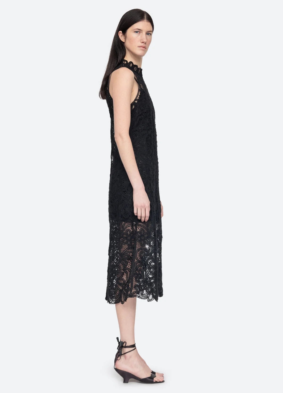 Branca Midi Dress for Women - Elegant Black Flowy Dress for Casual & Office Wear | Perfect for Work, Date Night & Special Occasions