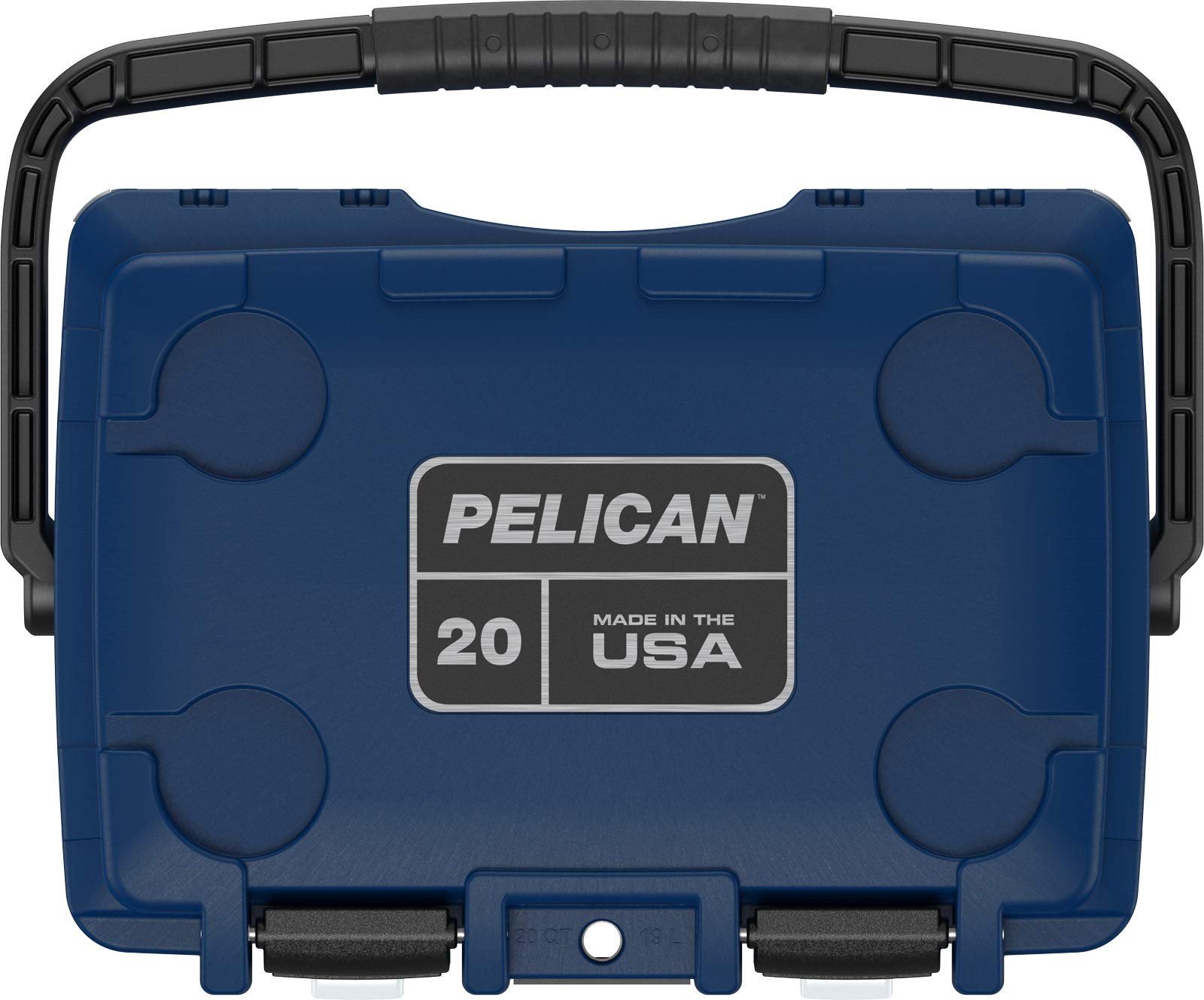 Pelican 20 Quart Elite Cooler - Premium Heavy-Duty Ice Chest for Camping, Fishing, Hunting & Outdoor Adventures | Leakproof & Insulated for Maximum Cold Retention