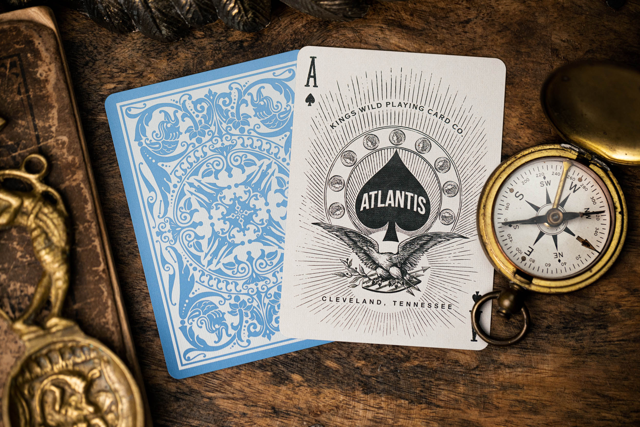 Premium Atlantis Standard Edition Luxury Playing Cards - Elegant Design for Poker, Magic Tricks & Collectors | Perfect for Game Nights, Gifts & Cardistry