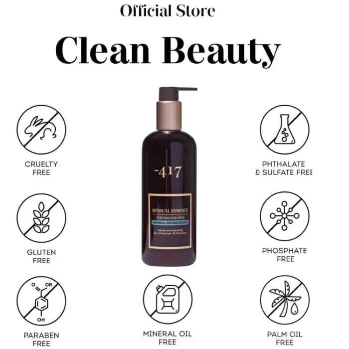 Minus 417 Deep Nourishing Mineral Conditioner for Dry & Damaged Hair | Sulfate-Free & Vegan Hair Treatment | Eco-Friendly Refill Pack | Perfect for Salon-Quality Care at Home