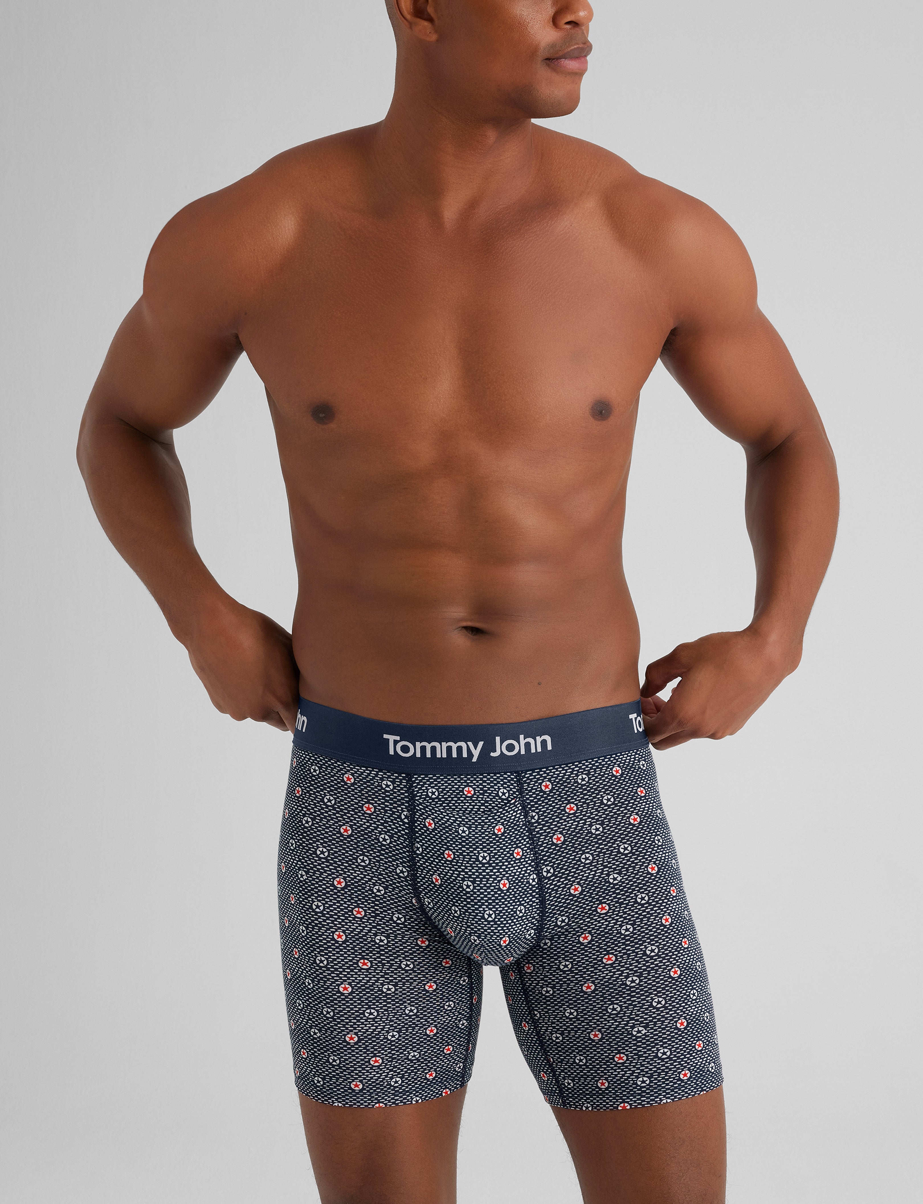 Second Skin Mid-Length Boxer Briefs (6-Pack) - Ultra Soft, Breathable Men's Underwear for All-Day Comfort - Perfect for Workout, Running & Daily Wear