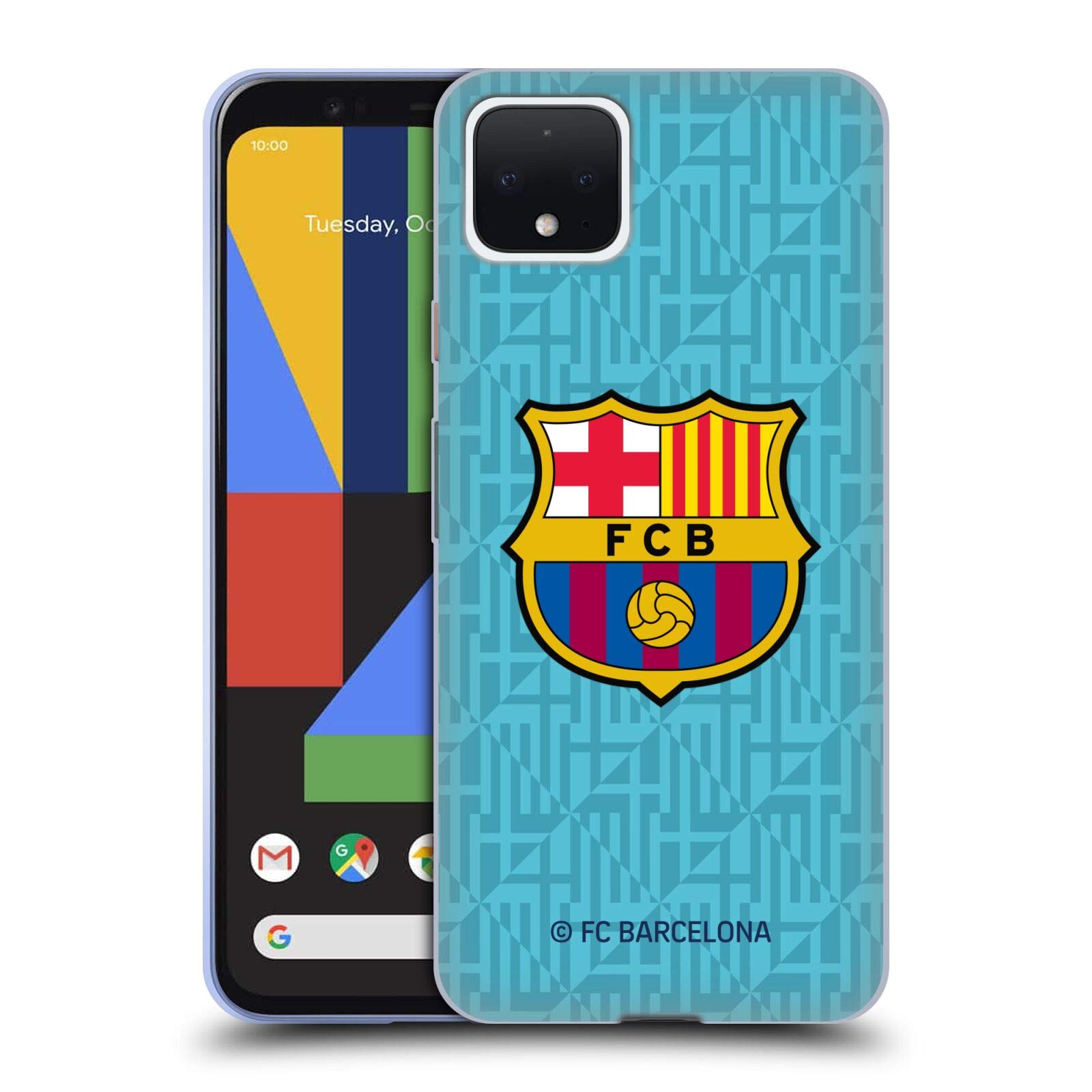 FC Barcelona Phone Case for Google Pixel 4 - Soft Gel Cover for Sports Fans