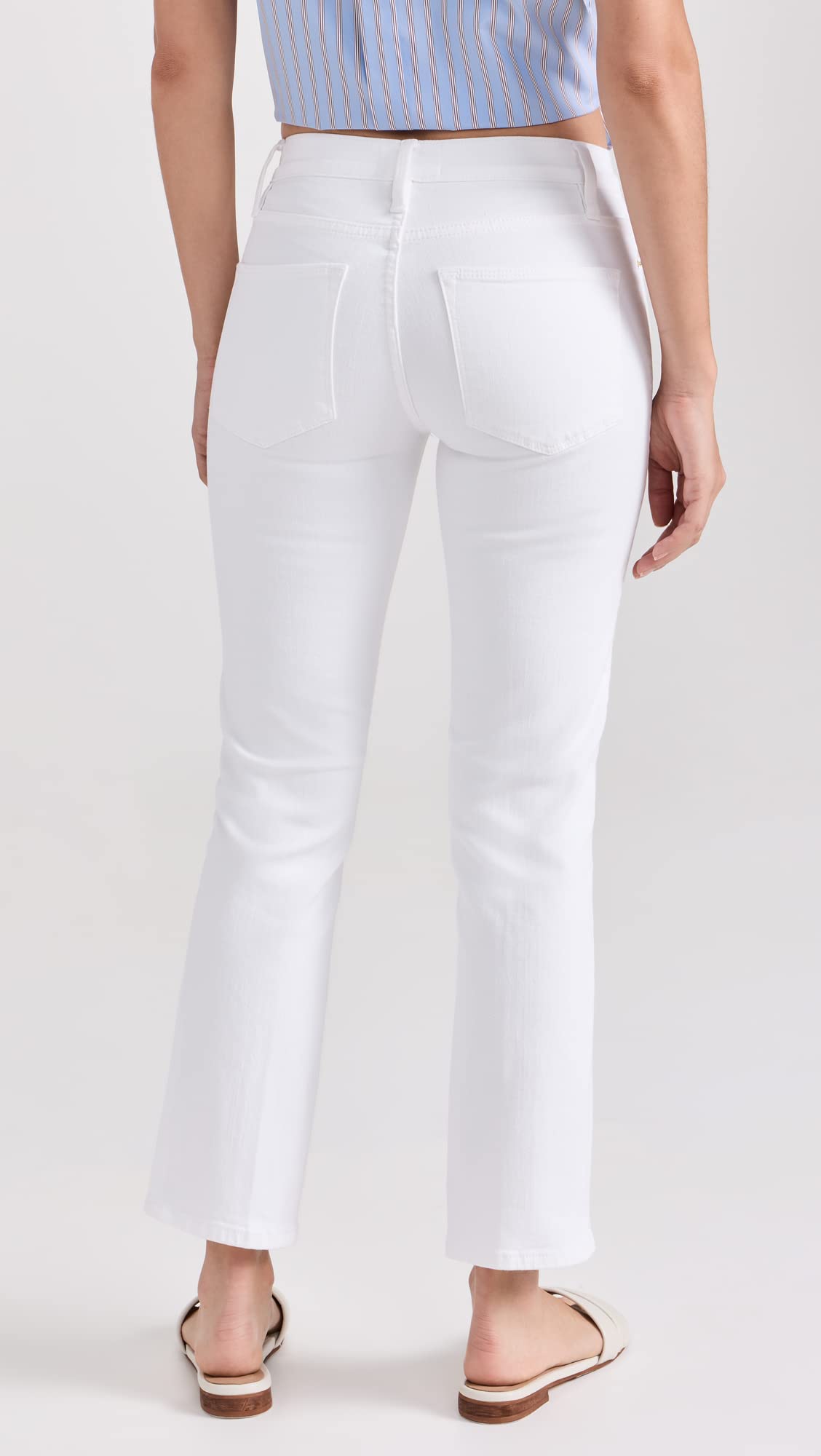 FRAME Women's High Waist Straight Leg Jeans - Stretch Denim Pants for Casual Wear & Everyday Outfits