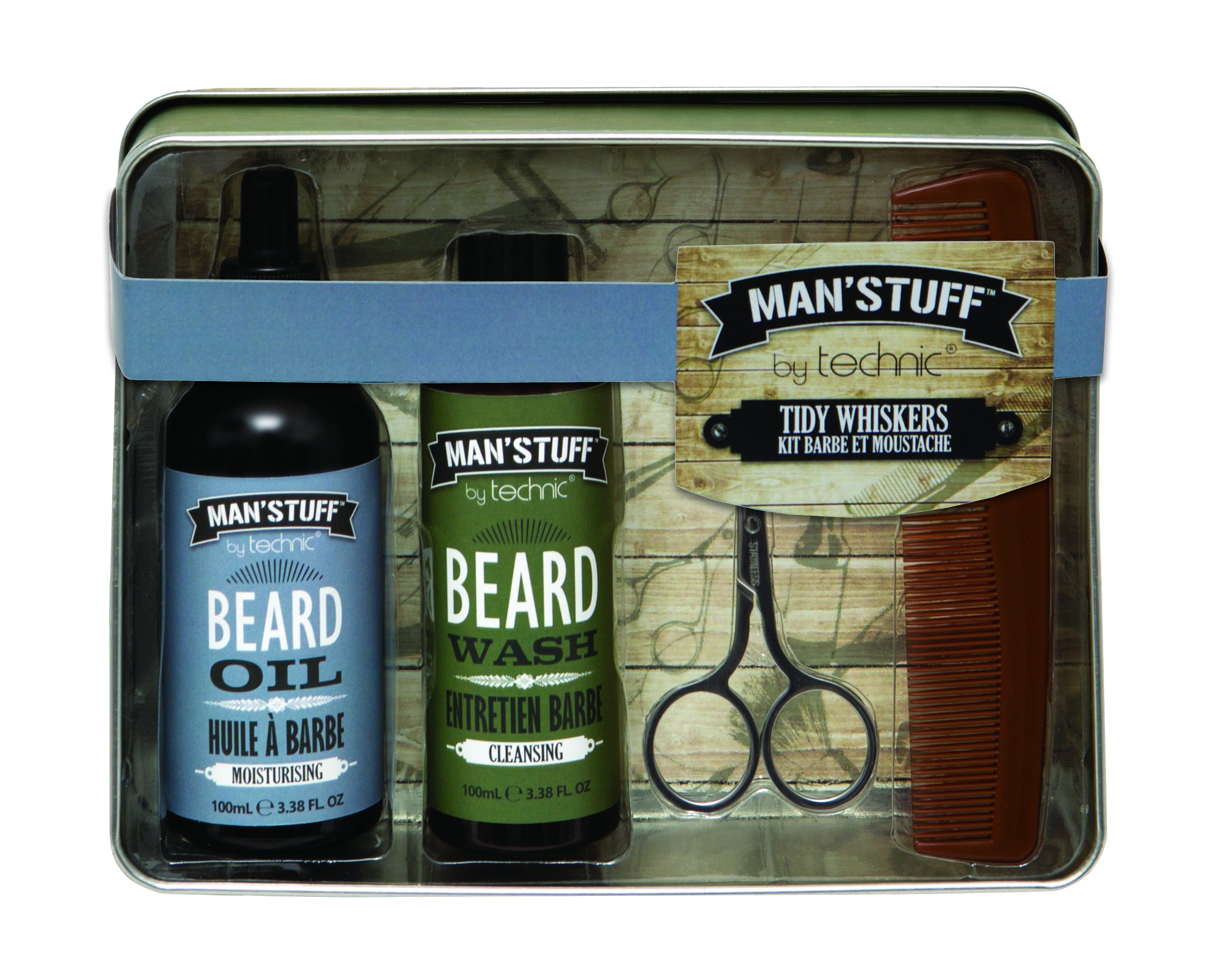 Technic Man's Grooming Kit - Beard & Body Care Set for Men | Perfect for Travel, Gifts & Daily Hygiene Routine