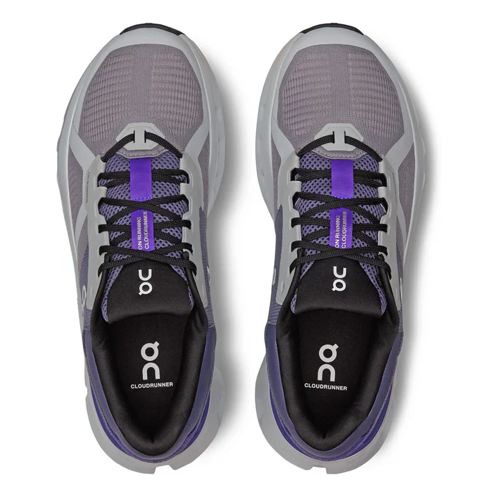 Men's Cloudrunner 2 Running Shoes - Lightweight Cushioned Sneakers for Jogging & Gym Workouts (Fossil/Indigo Color) - Perfect for Road Running, Training & Casual Wear