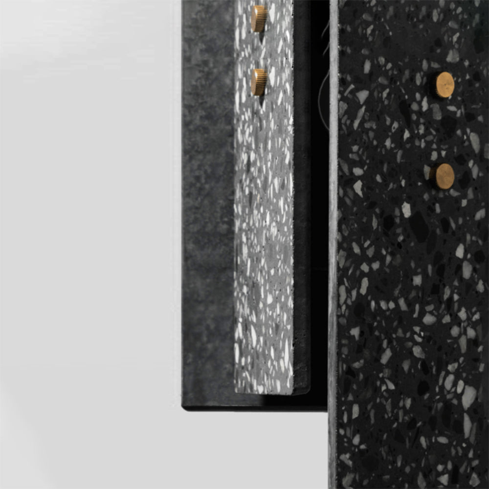 Modern Terrazzo Pendant Light - Handcrafted Hanging Lamp for Kitchen Island, Dining Room & Bedroom Decor