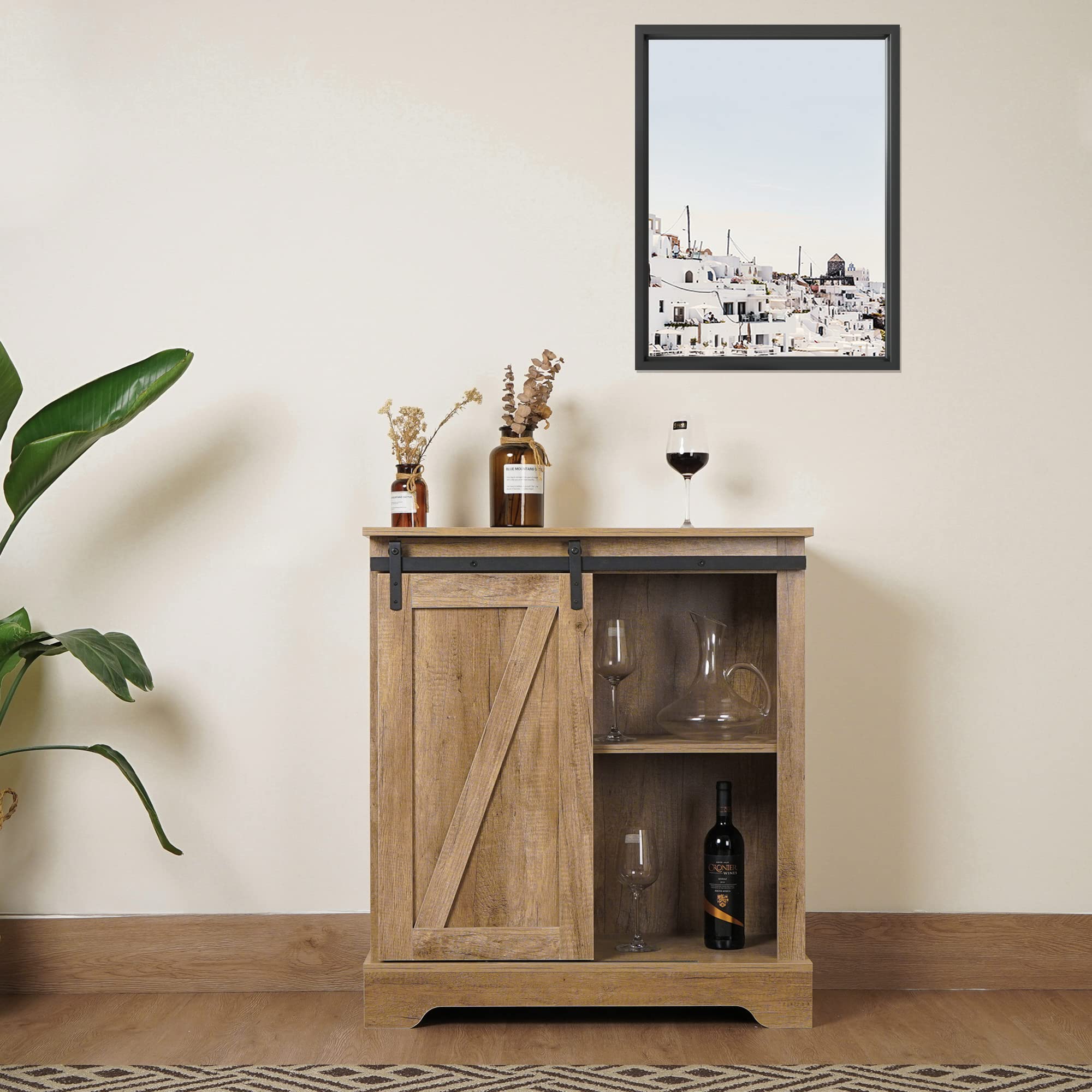 Daxue Farmhouse Wood TV Stand 35