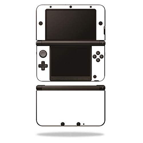 MightySkins Glossy Glitter Skin Cover for Nintendo 3DS XL Original (2012-2014) - White | Protective & Durable High-Gloss Finish | Easy to Apply & Remove | Made in USA | Perfect for Gaming, Travel & Customization