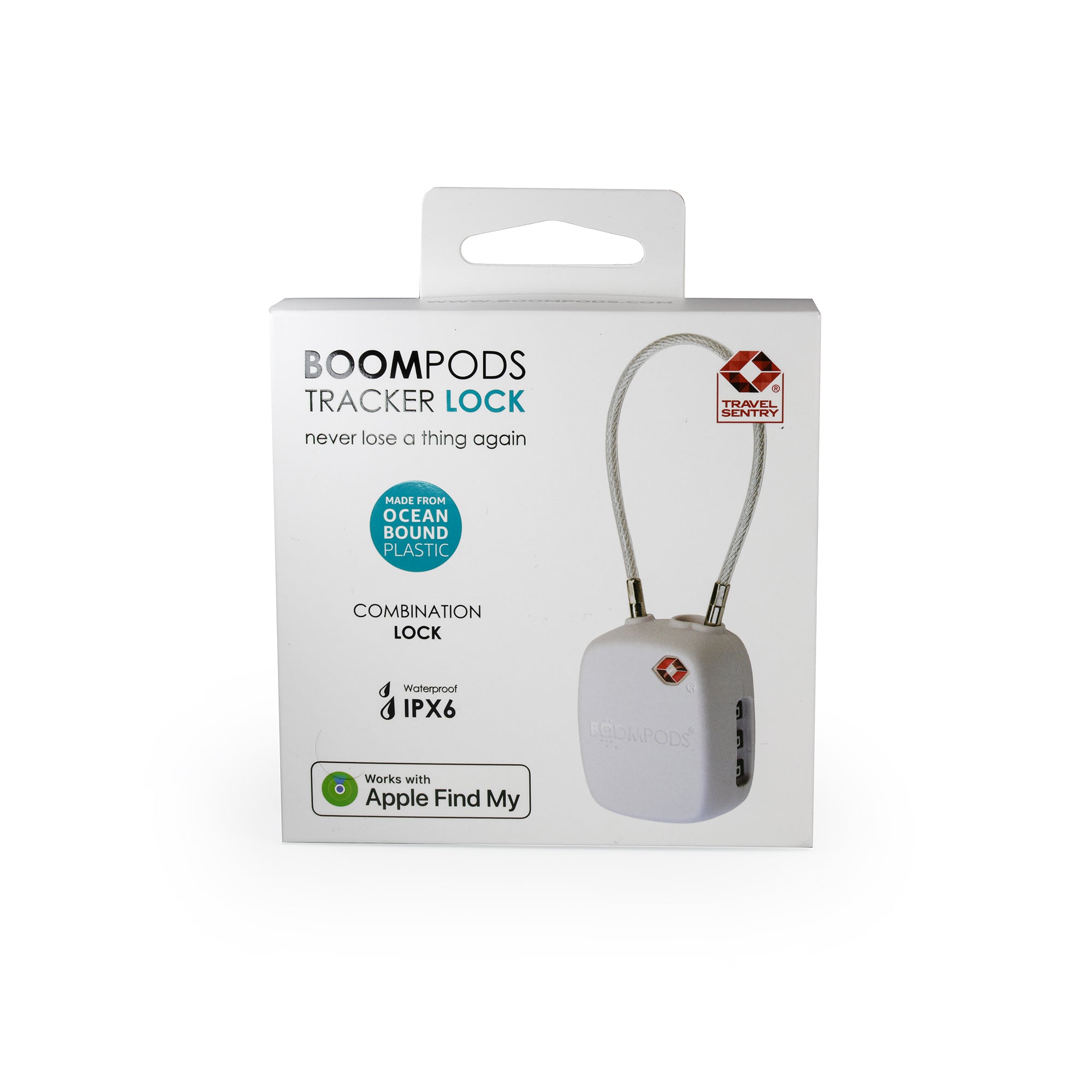 BOOMPODS Anti-Theft Luggage Lock with Combination - Secure Travel Suitcase & Backpack for Airports, Hotels & Adventures