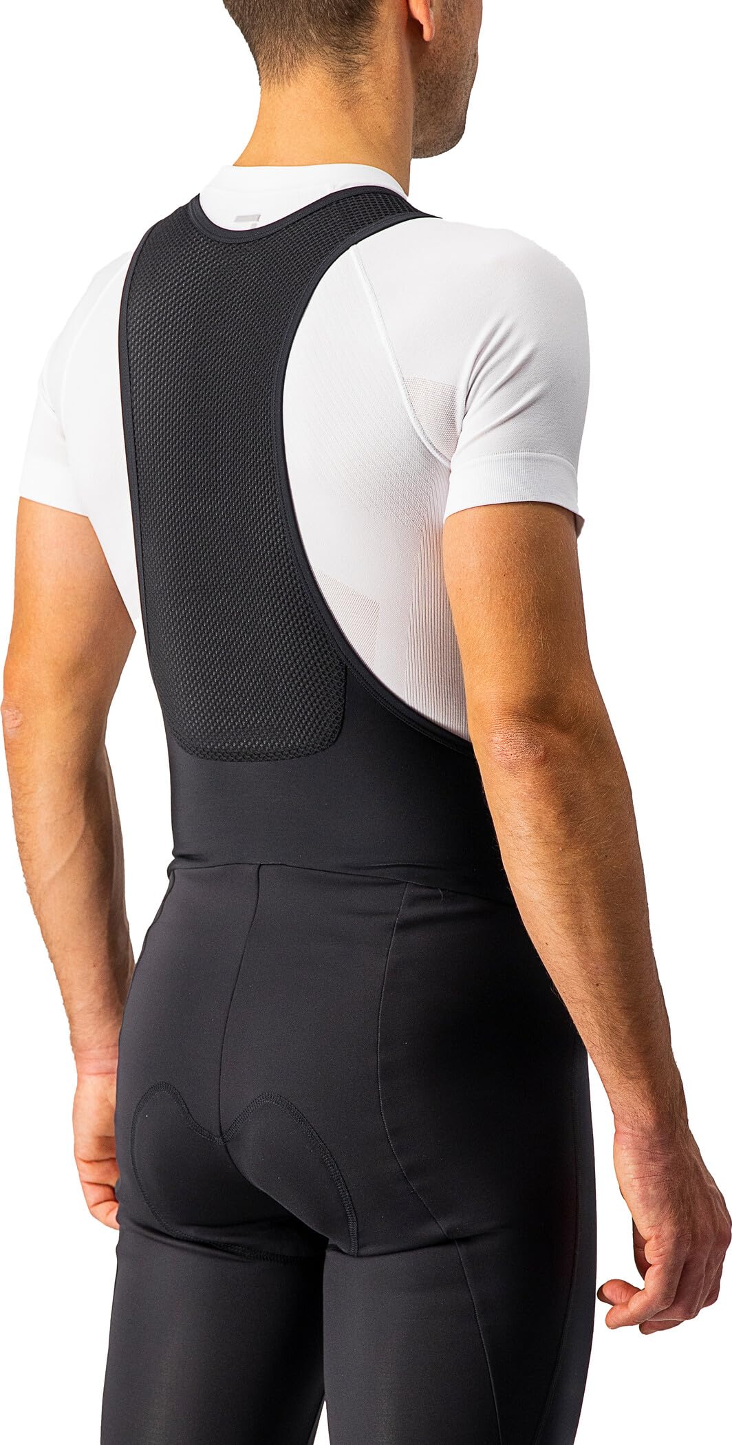 CASTELLI Men's Cycling Bib Shorts - Breathable & Padded for Comfort - Black - Size L - Perfect for Road Biking & Indoor Training
