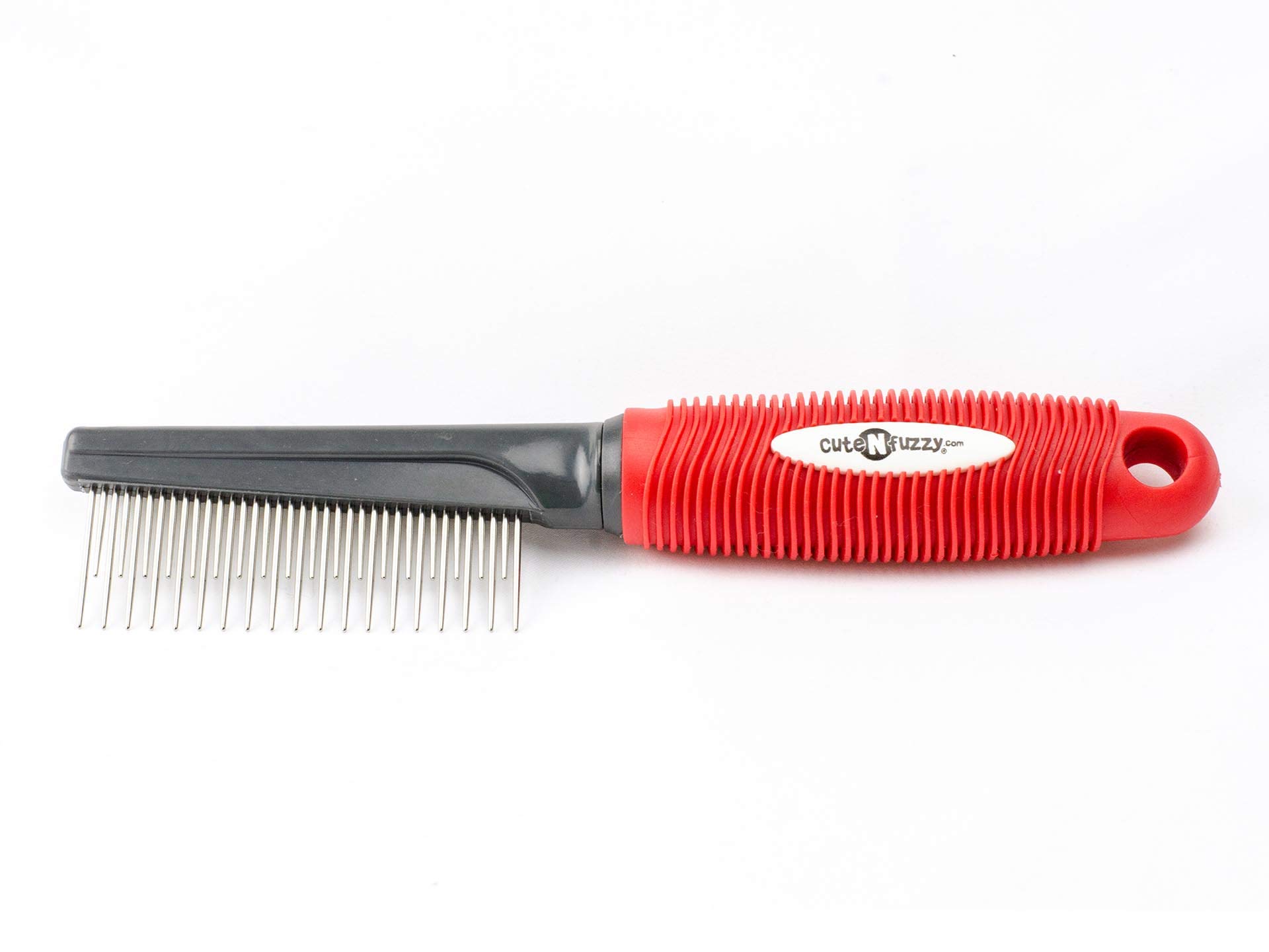 Ultimate Pet Shedding Comb for Dogs & Cats - Red - Grooming Brush for Shedding Control & Hair Removal - Perfect for Home Pet Care & Professional Grooming