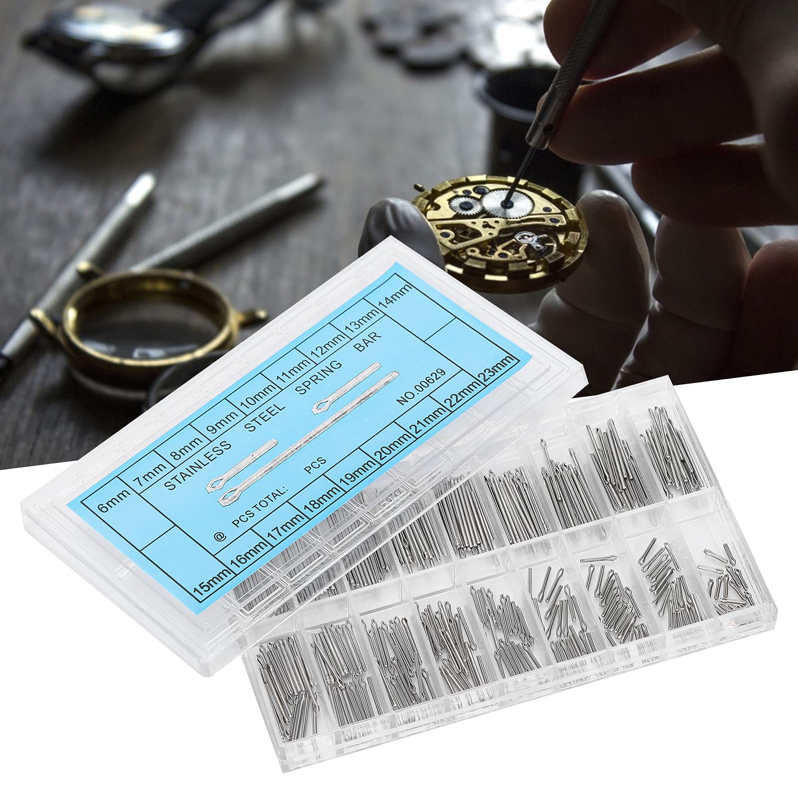 Watch Repair Kit - 360Pcs Watch Pins & Spring Bars for Watchmakers | Watch Band Replacement Tools
