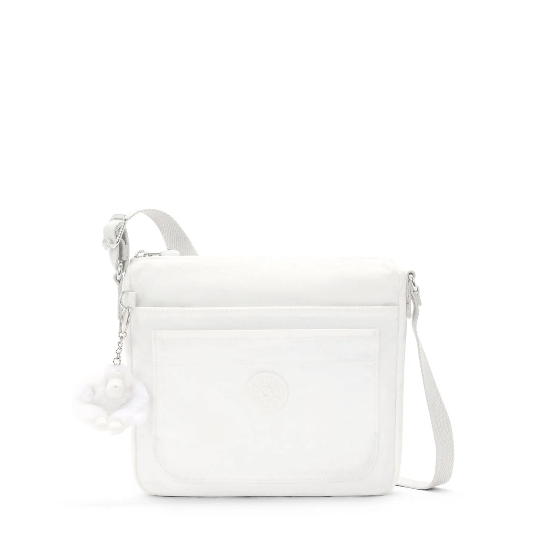 Kipling Sebastian Crossbody Bag - Lightweight & Durable Pure Alabaster Shoulder Purse for Women | Perfect for Travel, Work & Everyday Use