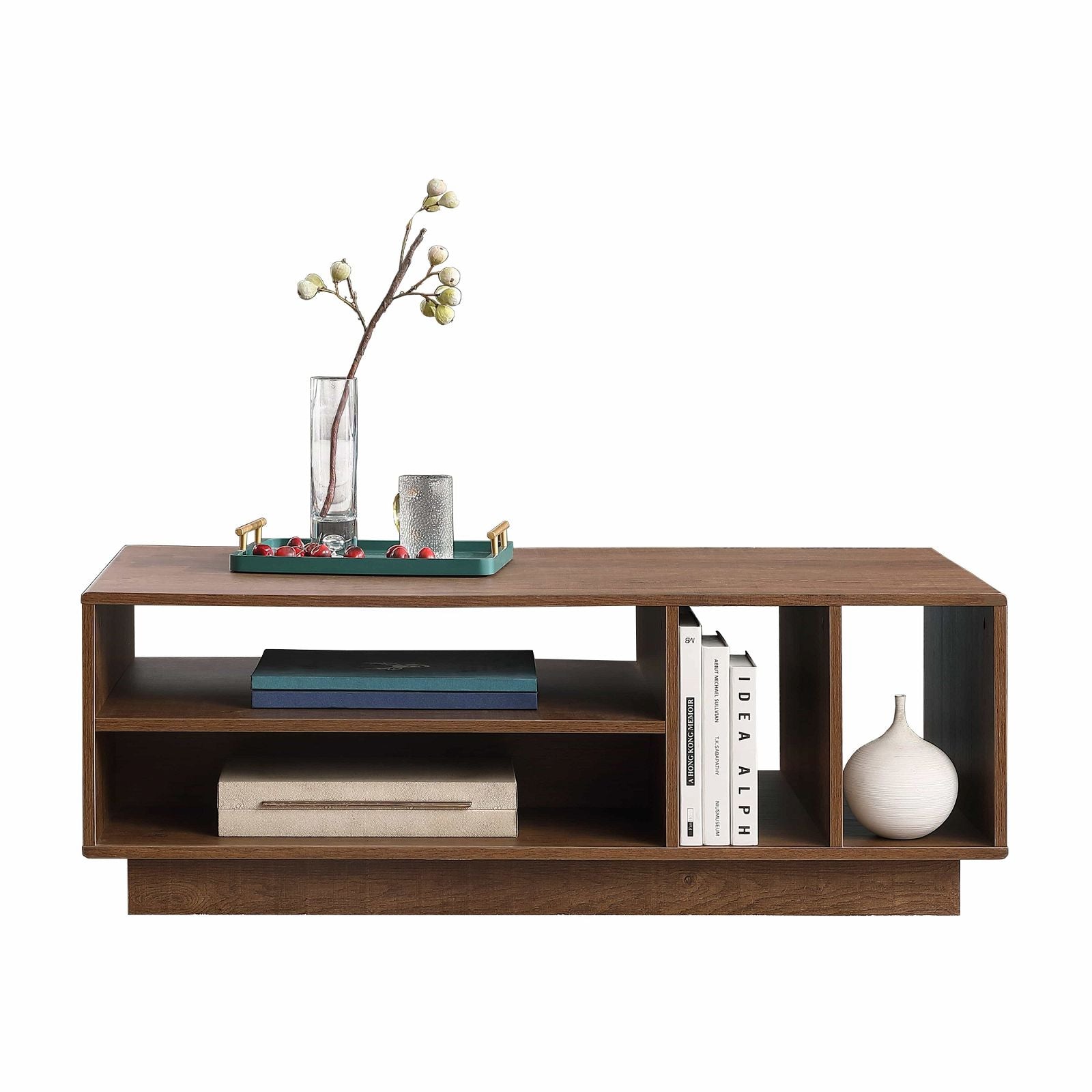 Encore Coffee Table Dark Oak by Tauris™ - Modern Solid Wood Living Room Furniture for Home Decor & Entertaining