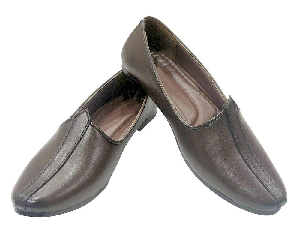 Authentic Indian Jalsa Shoes for Men | Punjabi Mojaris, Peshawari Khussa Traditional Ethnic Footwear | Wedding Slip-ons, Loafers & Slippers | Perfect for Cultural Events, Weddings & Festive Occasions