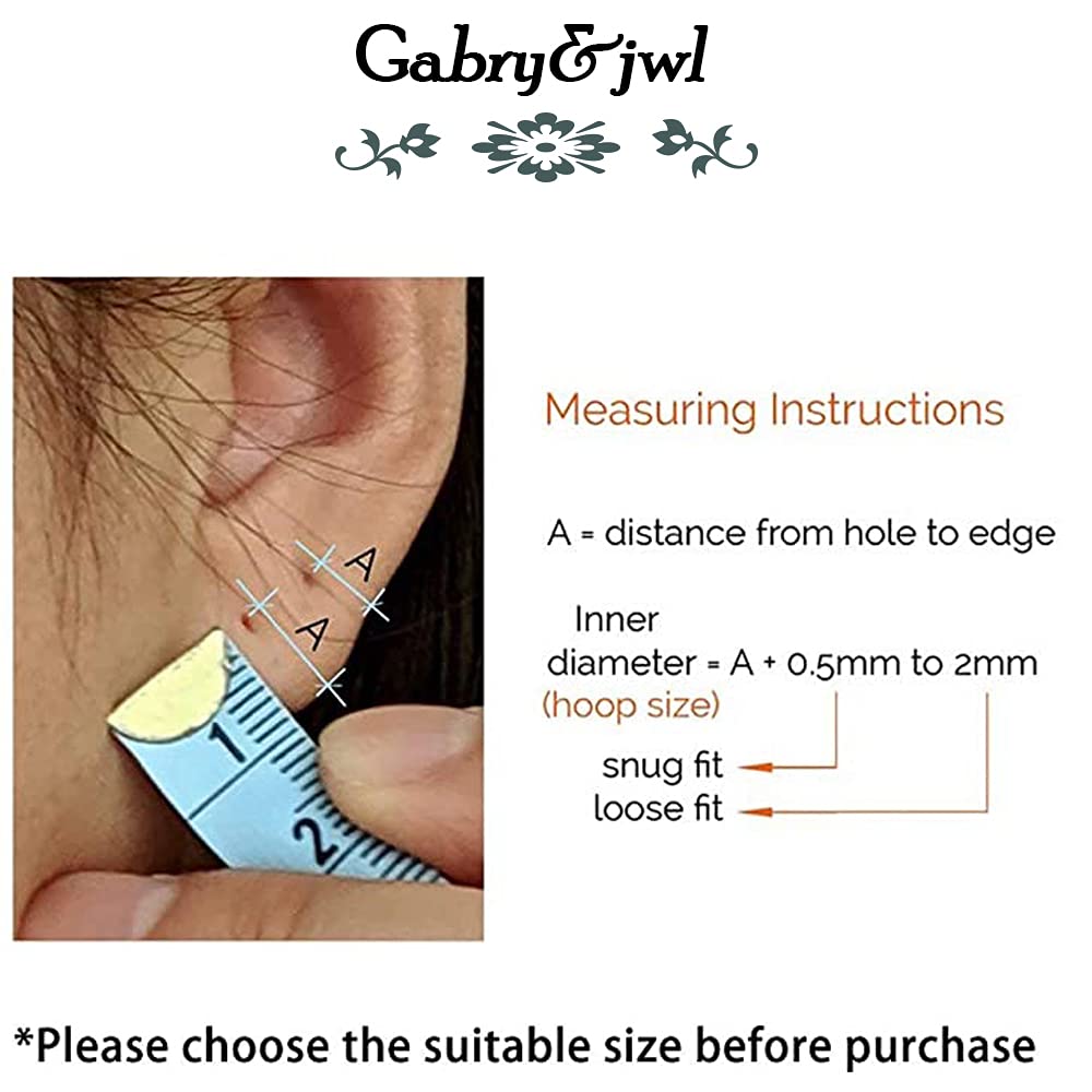 316L Surgical Stainless Steel Huggie Hoop Earrings - 6mm/8mm/10mm/11mm/12mm/14mm Hypoallergenic Cartilage & Helix Earrings for Men & Women - Perfect for Daily Wear, Work, Parties & Gifts