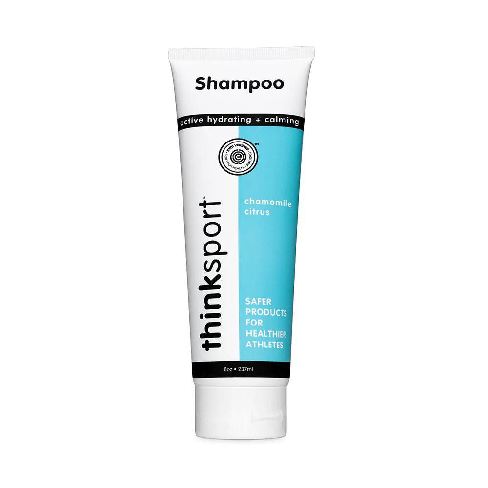 Thinksport Natural Shampoo for Men & Women - 8oz (237ml) Sulfate-Free, Vegan & Safe for Daily Hair Care - Perfect for Gym, Travel & Active Lifestyles