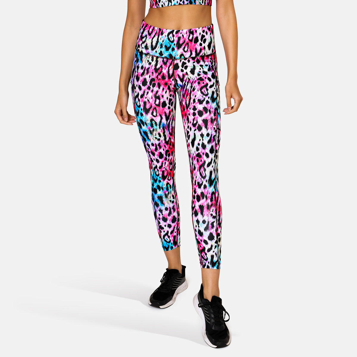 Bengal Blush High Waist Yoga Leggings - Women's Printed Workout Pants for Running, Gym & Lounge - Soft Stretchy Comfort