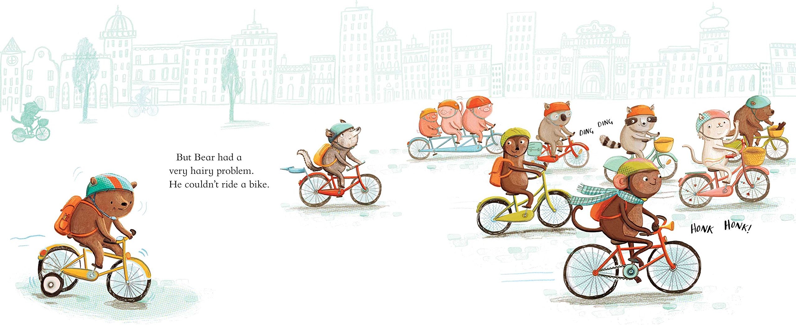Bike On, Bear! - Fun & Safe Kids Bike Helmet for Outdoor Adventures & Cycling Safety