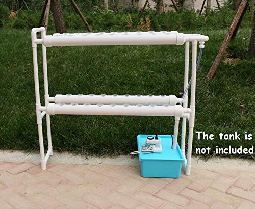 INTBUYING Hydroponic 72-Site Grow Kit with Water Pump & Baskets - Indoor Herb Garden System for Home, Kitchen, or Classroom Hydroponics