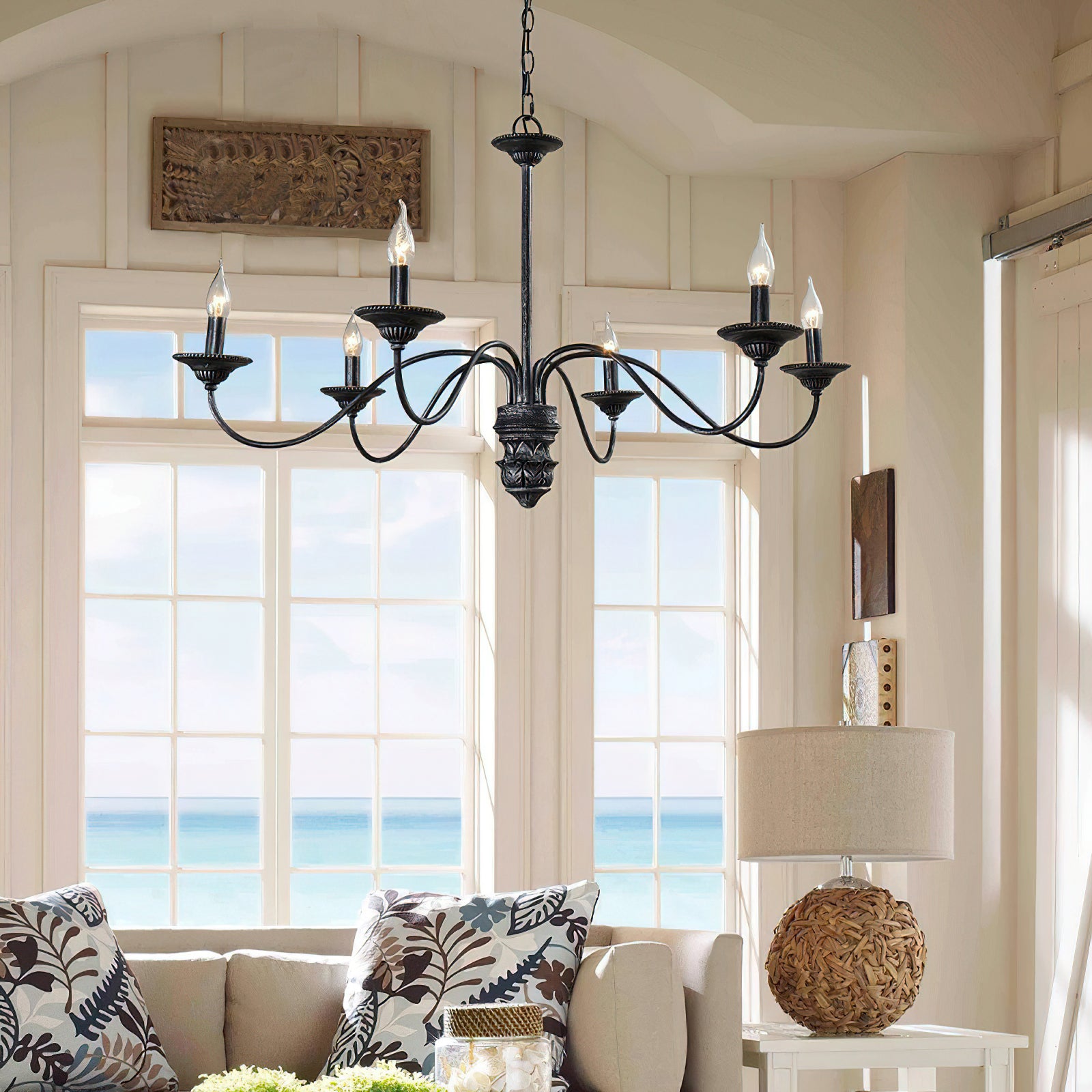 Brighton Crystal Chandelier - Elegant Ceiling Light Fixture for Dining Room, Living Room & Bedroom | Modern Home Decor Lighting