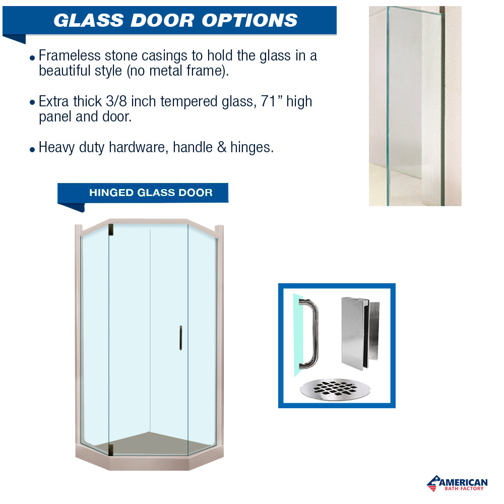 Lifeproof Burnt Oak Desert Sand Neo Shower Enclosure Kit - Waterproof Bathroom Upgrade for Modern Homes, Perfect for Master Bath & Guest Bath Renovations