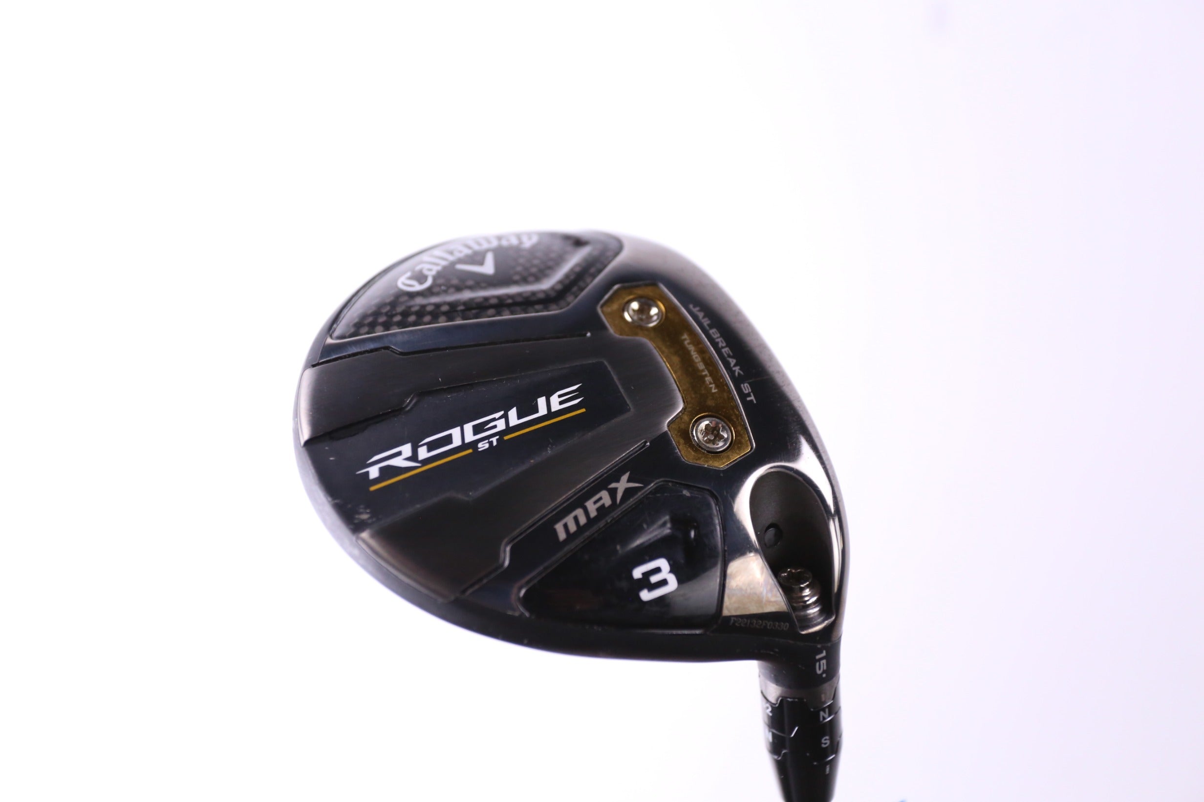 Used Callaway Rogue ST MAX 3 Wood Right Handed 15° Regular Flex Golf Club - Perfect for Mid-Handicap Golfers on Fairway Shots & Tee Box Drives