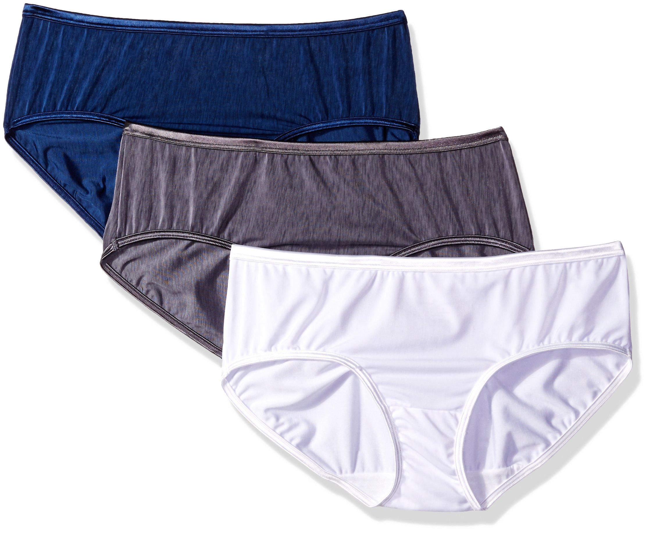 Vanity Fair Women's 3-Pack Illumination Hipster Panties - Soft Cotton Underwear for Everyday Comfort | Perfect for Work, Yoga & Lounge Wear