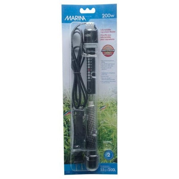 Marina Submersible Aquarium Heater - 300W Fish Tank Water Heater with Thermostat for Freshwater & Saltwater Aquariums | Perfect for Tropical Fish, Turtles & Aquatic Plants