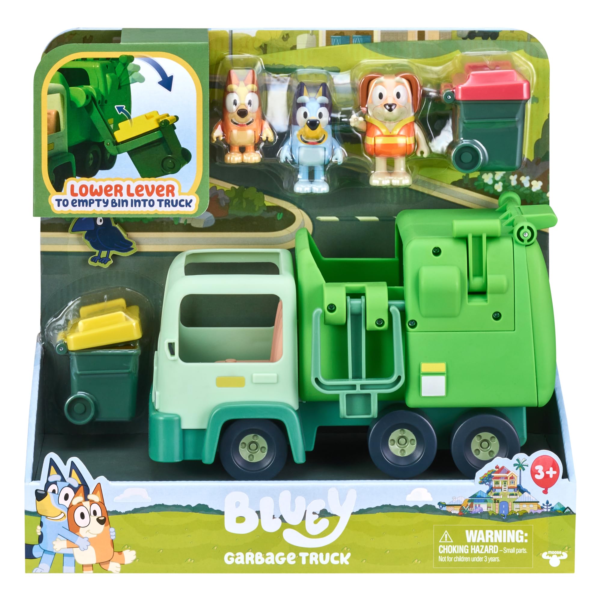 Bluey Garbage Truck Playset with 2.5